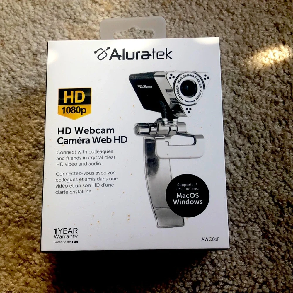 Aluratek- web camera (never used)